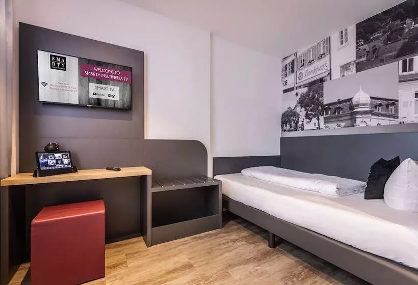 スタンダードシングルルーム, Smarty Hotel Euler Homburg, Saar   Kontaktloser Self Check In