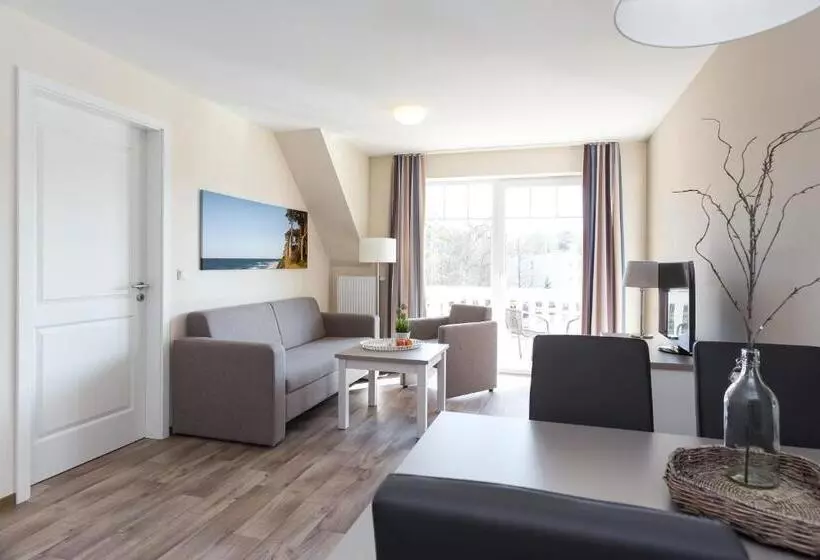 Huoneisto 1 Makuuhuone, Strandresort Markgrafenheide