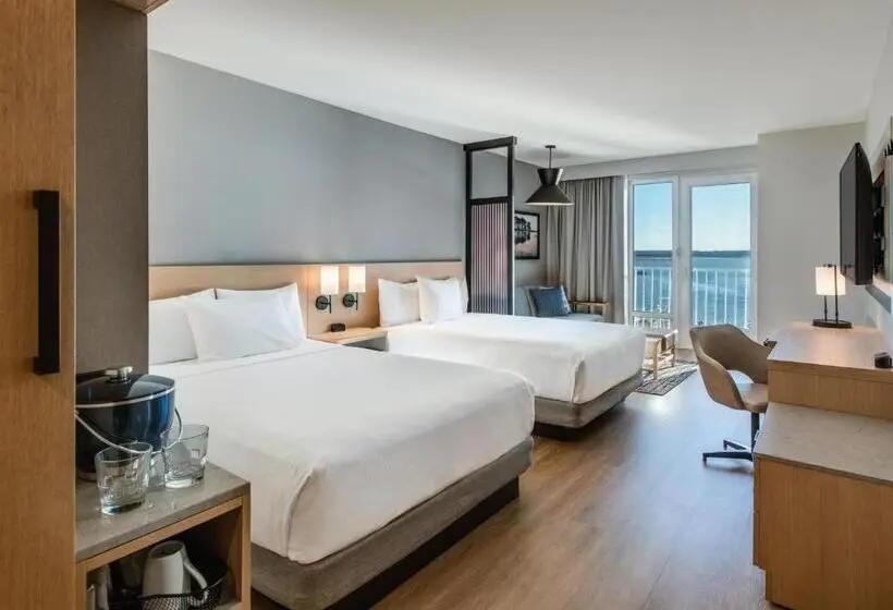 ２ダブルベッドのスタンダードルーム, Hyatt Place Kent Narrows And Marina