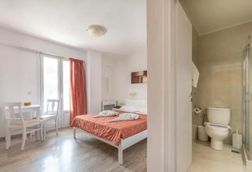 استودیو استاندارد با چشم‌انداز استخر, Irini Apartments