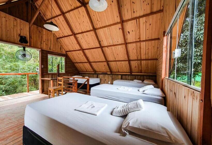 شاليه غرفة نوم واحدة, Rancho Hanna   Pousada, Camping E Comidaria