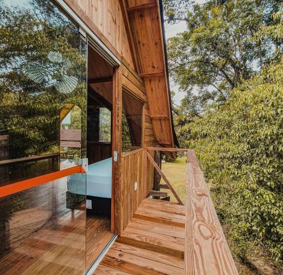 شاليه غرفة نوم واحدة, Rancho Hanna   Pousada, Camping E Comidaria