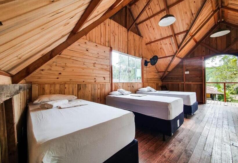 شاليه غرفة نوم واحدة, Rancho Hanna   Pousada, Camping E Comidaria