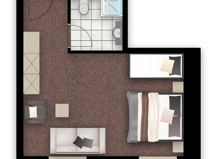 スタンダード４人部屋, Gasthof Hotel Post