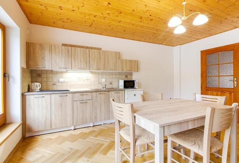 침실 1개 가든 전망 아파트, Apartmány Na Farmě