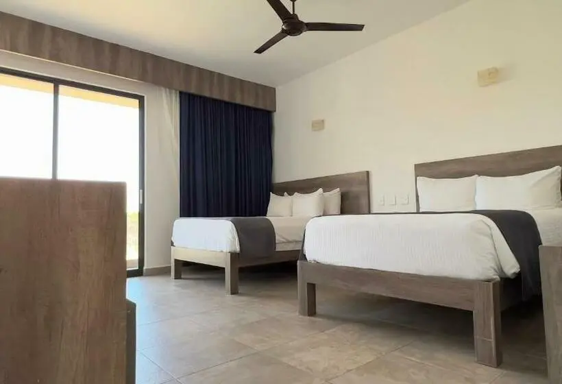 اتاق استاندارد با چشم‌انداز دریا, Coral Blue Huatulco