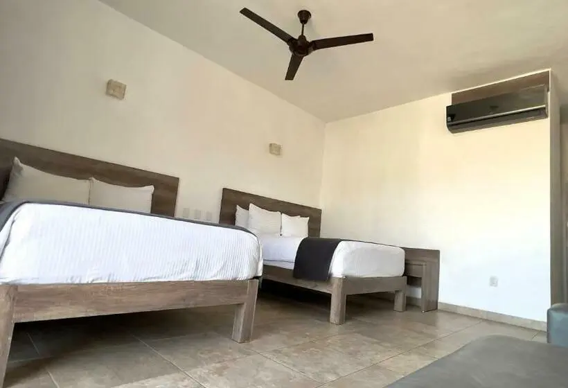 اتاق استاندارد با چشم‌انداز دریا, Coral Blue Huatulco