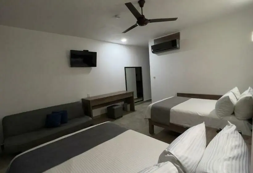 اتاق استاندارد با چشم‌انداز دریا, Coral Blue Huatulco