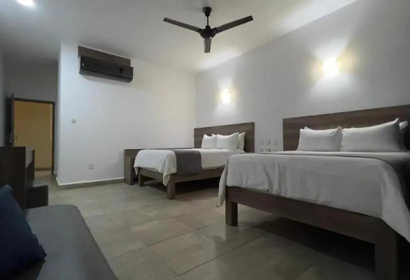 اتاق استاندارد با چشم‌انداز دریا, Coral Blue Huatulco