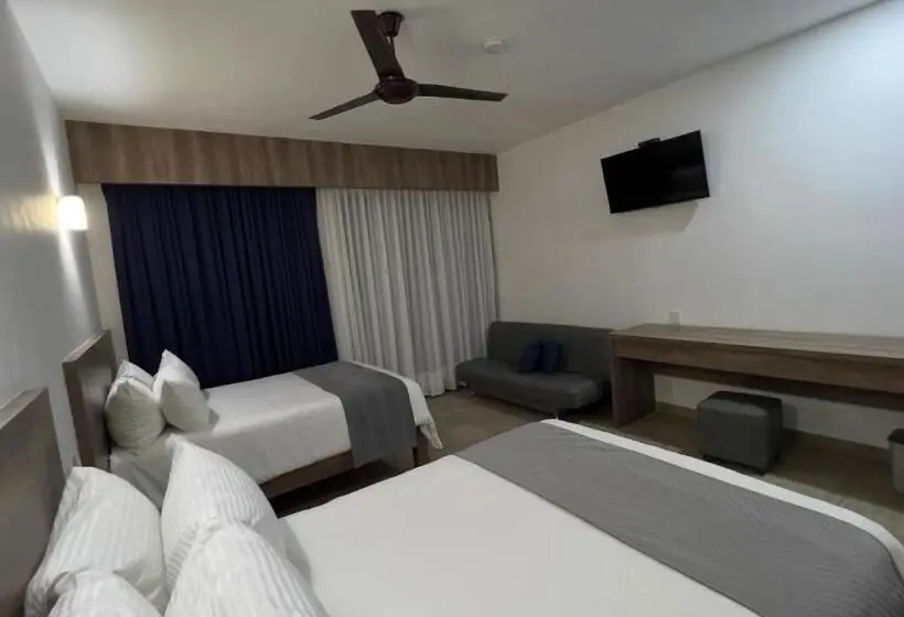اتاق استاندارد با چشم‌انداز دریا, Coral Blue Huatulco
