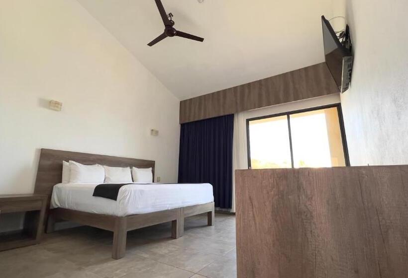 キングサイズベッドのスタンダードルーム, Coral Blue Huatulco