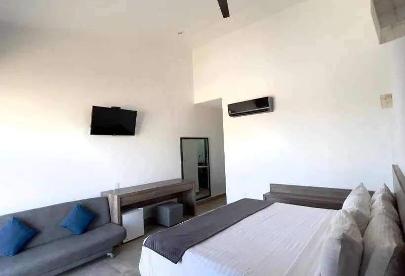 اتاق استاندارد با تخت بزرگ, Coral Blue Huatulco