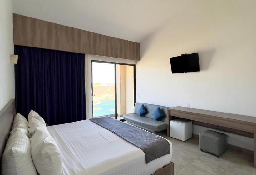 キングサイズベッドのスタンダードルーム, Coral Blue Huatulco