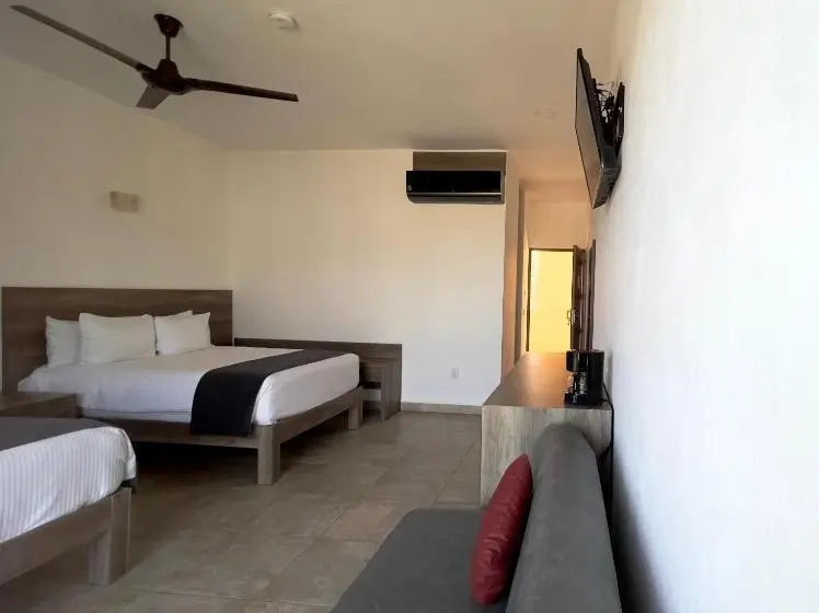 اتاق استاندارد با چشم‌انداز باغ, Coral Blue Huatulco