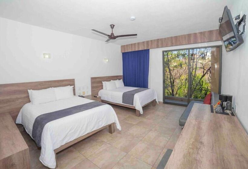 Номер Стандарт Вид на Сад, Coral Blue Huatulco