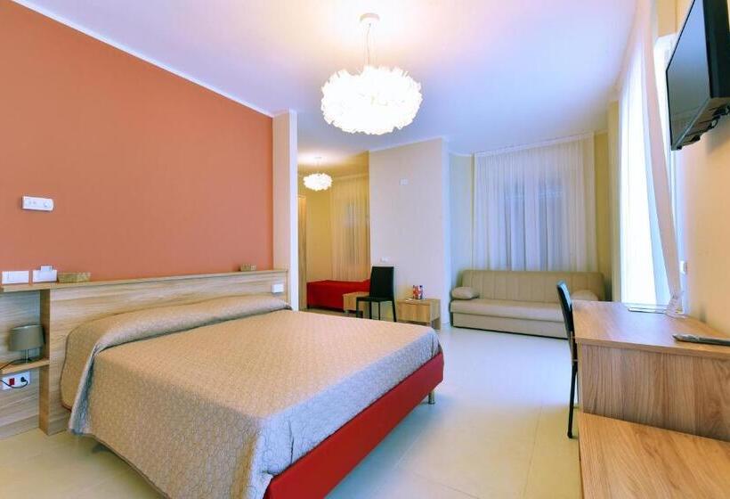 اتاق استاندارد چهار تخته با چشم‌انداز دریا, Bed & Breakfast Sud