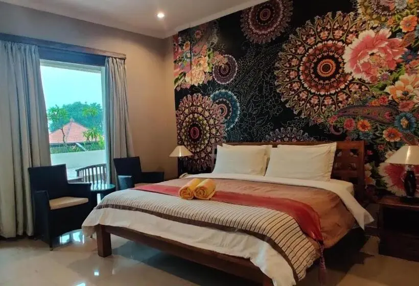 اتاق لوکس با بالکن, Su S Cottages Legian