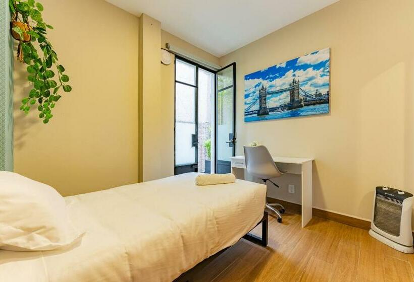 اتاق استاندارد یک نفره, Casa Danubio Reforma By Vh