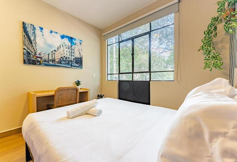 اتاق استاندارد با بالکن, Casa Danubio Reforma By Vh