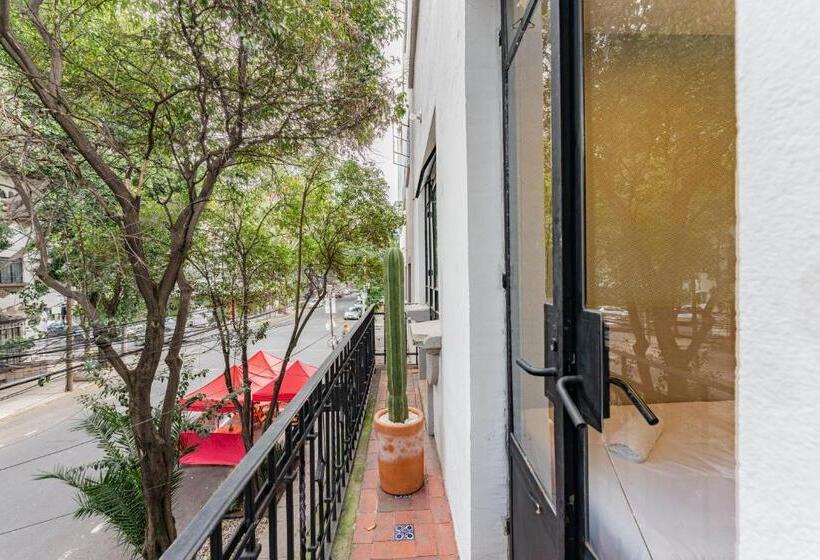 اتاق استاندارد با بالکن, Casa Danubio Reforma By Vh