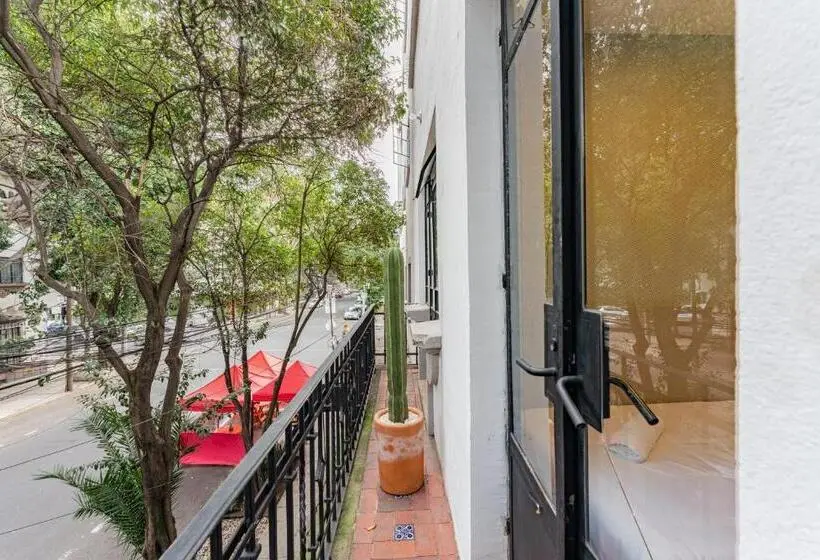 اتاق استاندارد با بالکن, Casa Danubio Reforma By Vh
