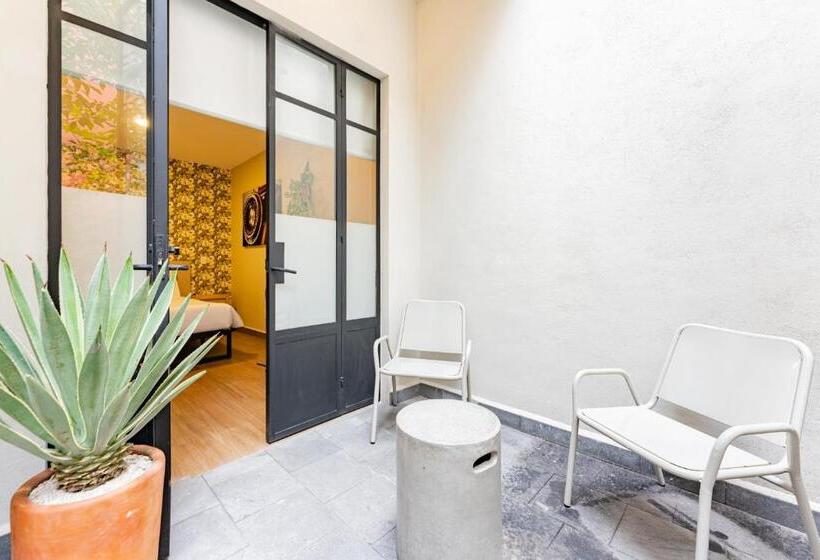 اتاق استاندارد با تراس, Casa Danubio Reforma By Vh