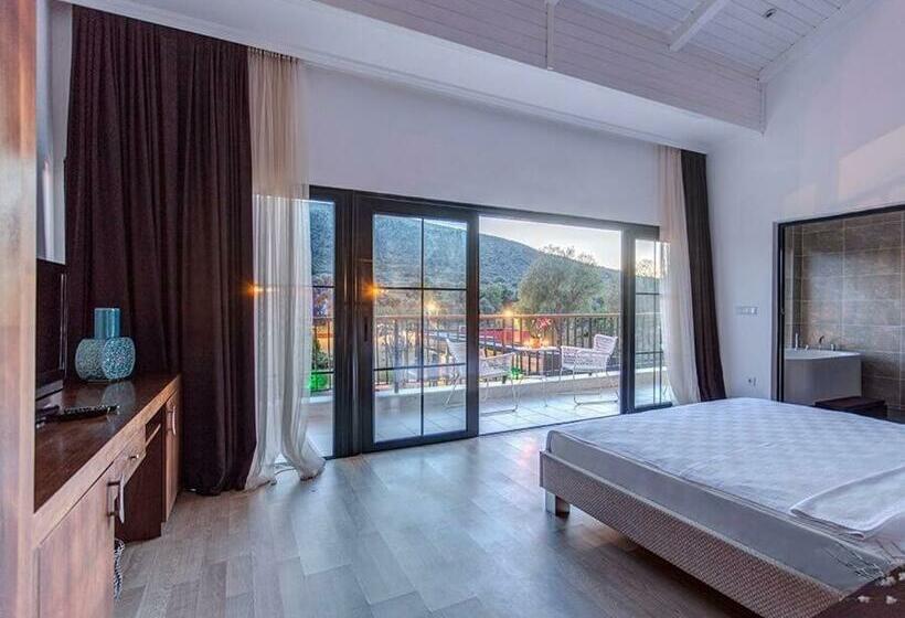 סוויטת ג'וניור עם טרסה, Suess Alaçatı