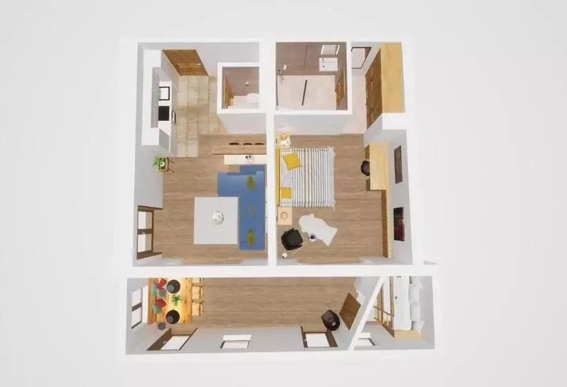 庭の見える１ベッドルームアパートメント, Monte Vita Tirol   Apartments