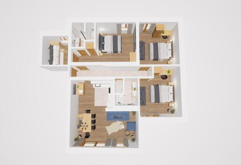 １ベッドルームのスーペリアアパートメント, Monte Vita Tirol   Apartments