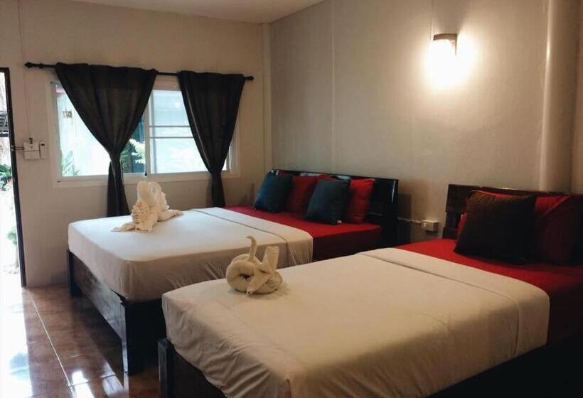 غرفة عائلية, Maehaad Garden Inn