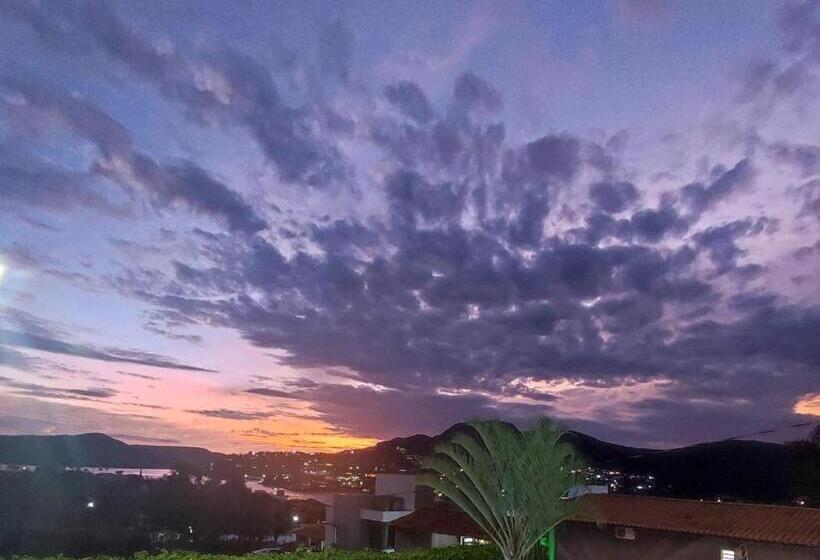 غرفة قياسية ثلاثية مزودة بشرفة, Pousada Vale Do Sol Capitólio