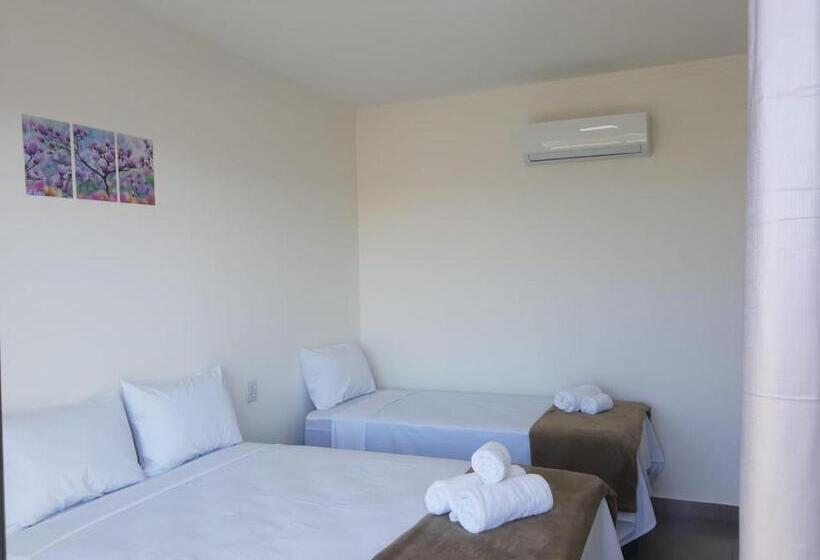 غرفة قياسية ثلاثية, Pousada Vale Do Sol Capitólio