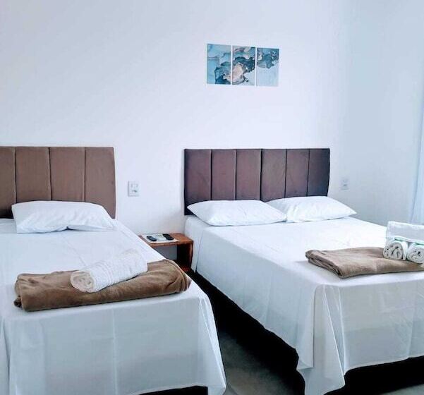 غرفة قياسية ثلاثية, Pousada Vale Do Sol Capitólio