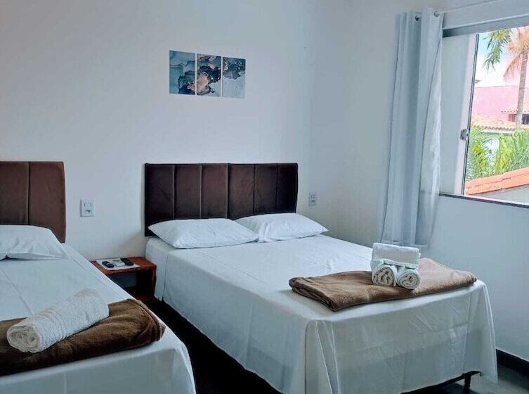 غرفة قياسية ثلاثية, Pousada Vale Do Sol Capitólio