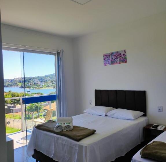 غرفة قياسية ثلاثية مزودة بشرفة, Pousada Vale Do Sol Capitólio