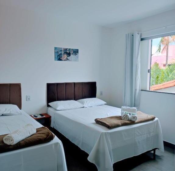 غرفة قياسية ثلاثية, Pousada Vale Do Sol Capitólio