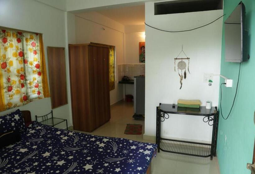 テラス付きスタンダードワンルーム, Dreamcatcher House & Hostel At Arambol Beach