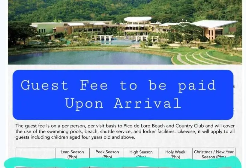 景色の見える一ベッドルームアパートメント, Pico De Loro Staycation