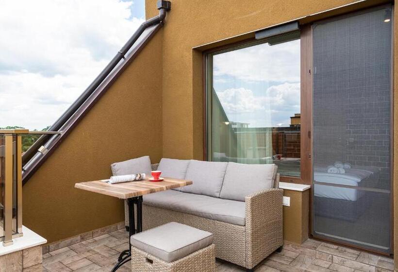 オーシャンビューデラックスルームバルコニー付き, хотел камъните