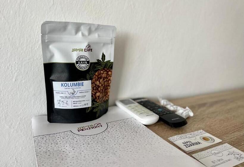 带阳台标准四人间, Penzion U Přehrady