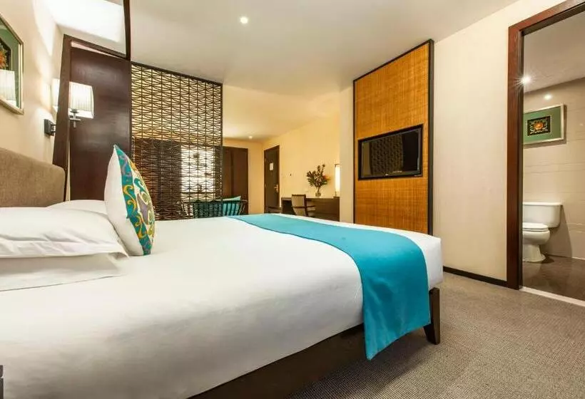 Deluxe Yhden Hengen Huone, Ssaw Boutique Hotel Hefei Intime Centre