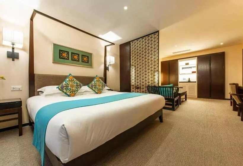 Deluxe Yhden Hengen Huone, Ssaw Boutique Hotel Hefei Intime Centre