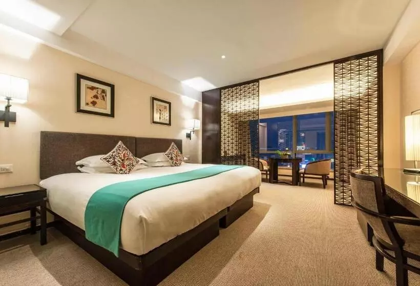 Deluxe Yhden Hengen Huone, Ssaw Boutique Hotel Hefei Intime Centre