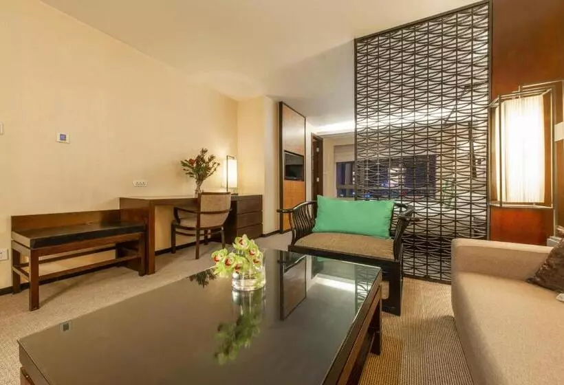 Deluxe Yhden Hengen Huone, Ssaw Boutique Hotel Hefei Intime Centre