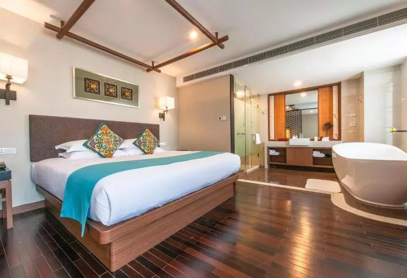 Standard Yhden Hengen Huone, Ssaw Boutique Hotel Hefei Intime Centre