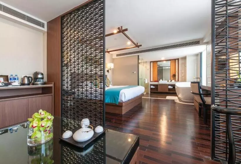 Standard Yhden Hengen Huone, Ssaw Boutique Hotel Hefei Intime Centre