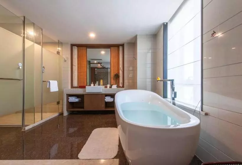 Standard Yhden Hengen Huone, Ssaw Boutique Hotel Hefei Intime Centre