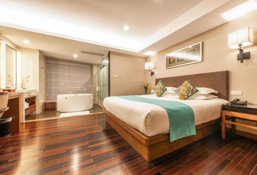 Standard Yhden Hengen Huone, Ssaw Boutique Hotel Hefei Intime Centre
