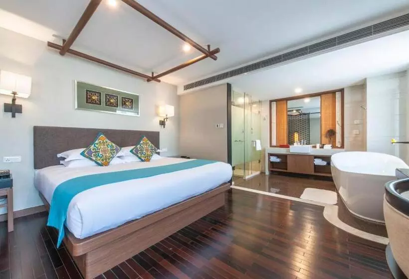 Standard Yhden Hengen Huone, Ssaw Boutique Hotel Hefei Intime Centre