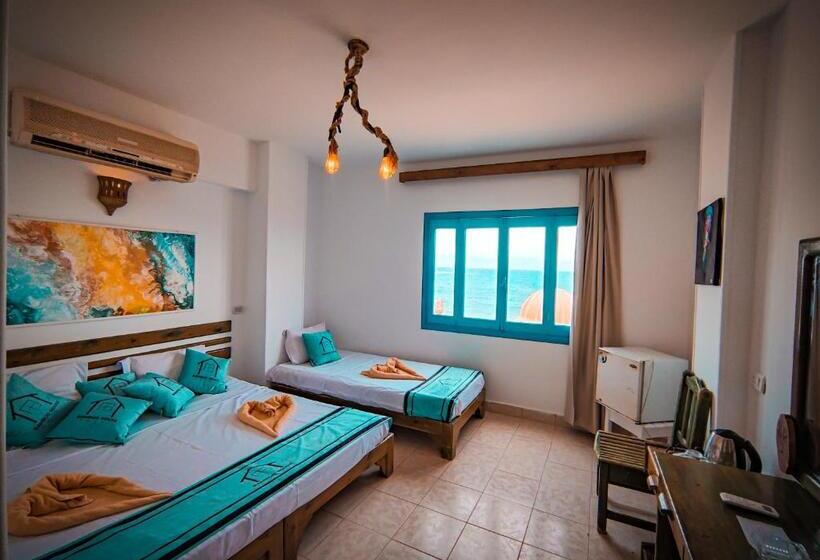 디럭스 룸 바다 전망, Bamboo House Hotel Dahab